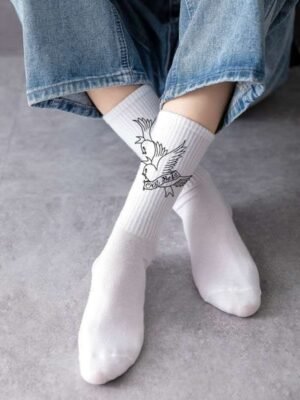 Lil Peep Socks – Lil Peep Bird Cotton Sock